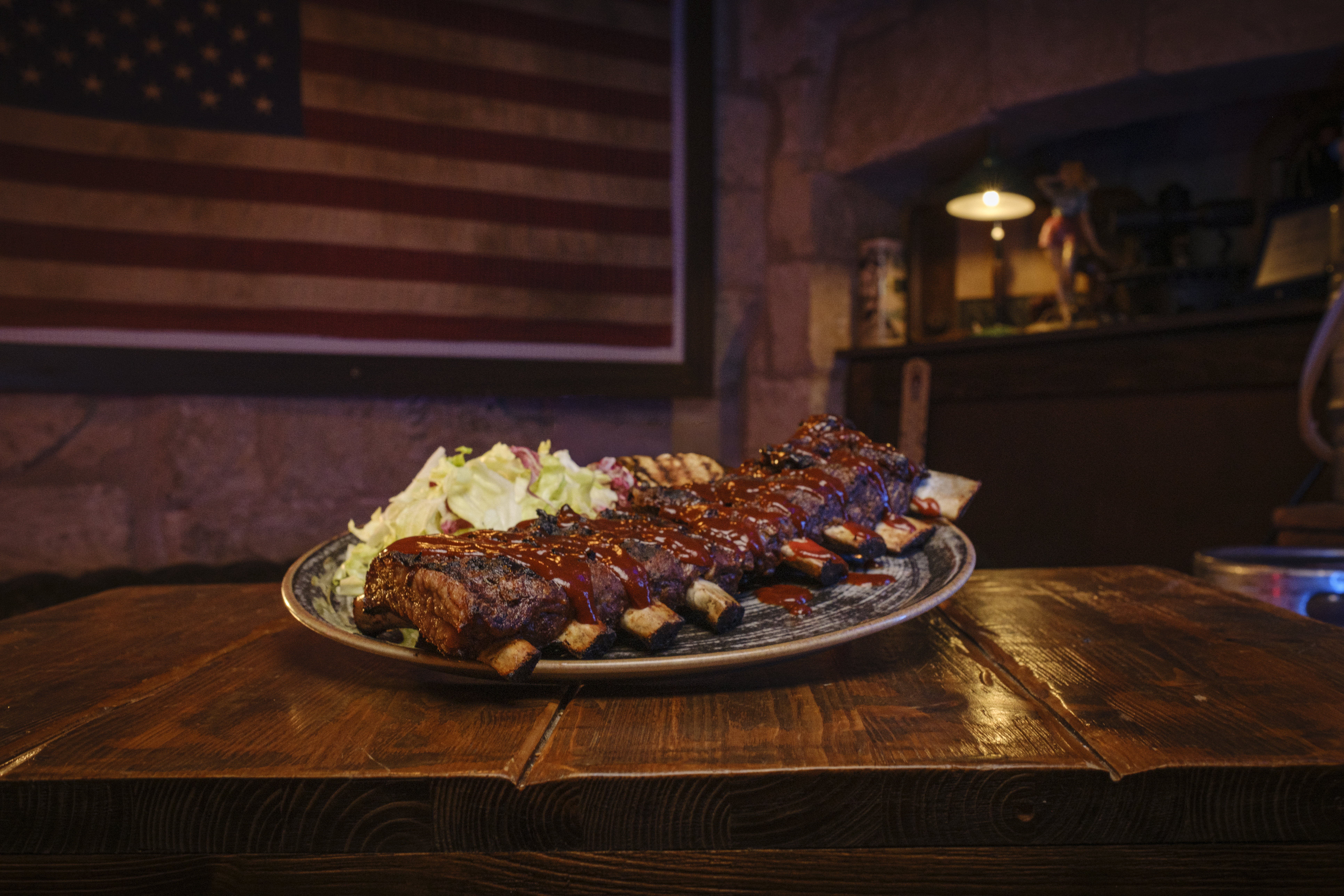 Pork ribs — Carne alla brace Road 66