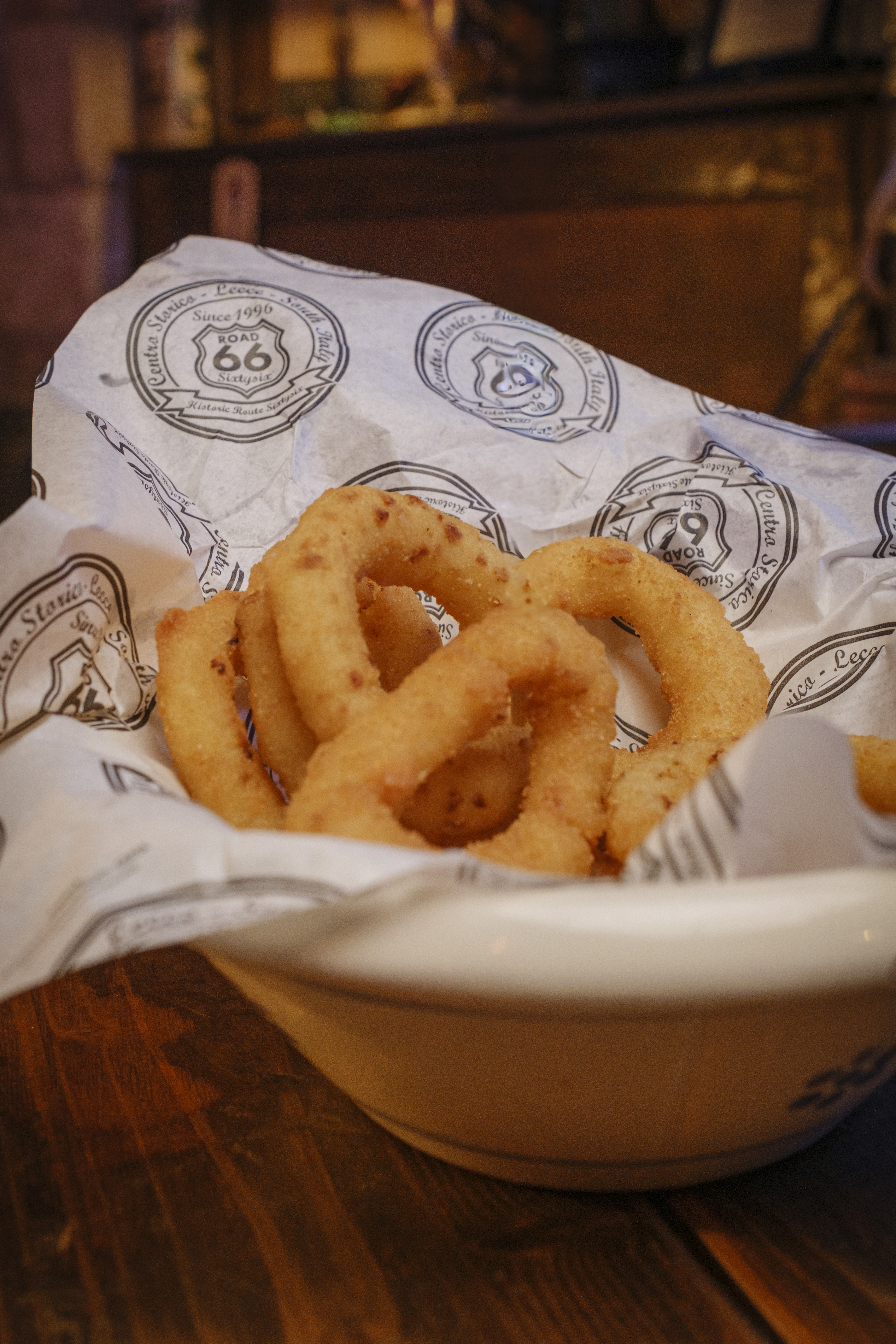 Onion rings — Fritti & Insalate Road 66