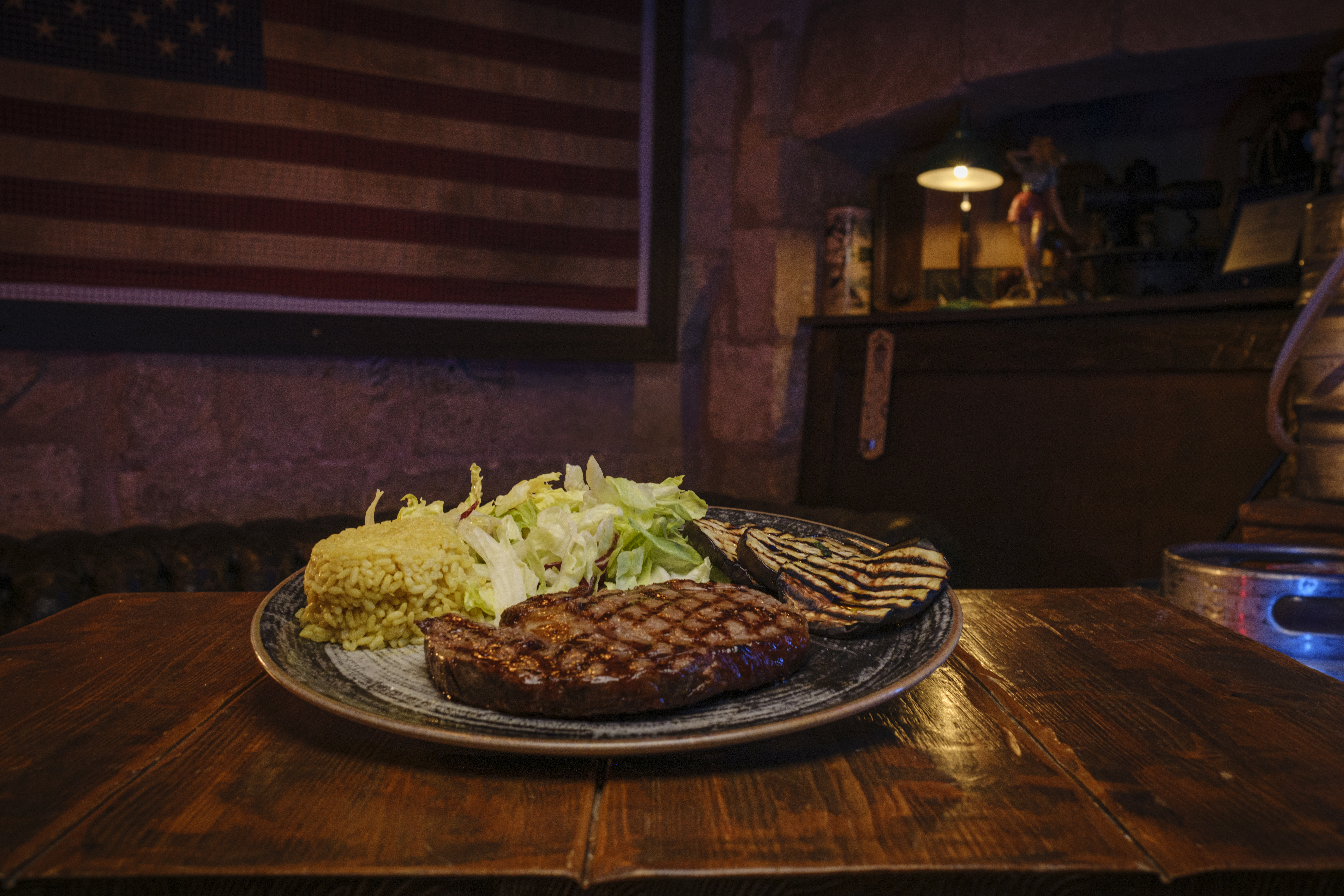 Asado de manzo — Carne alla brace Road 66