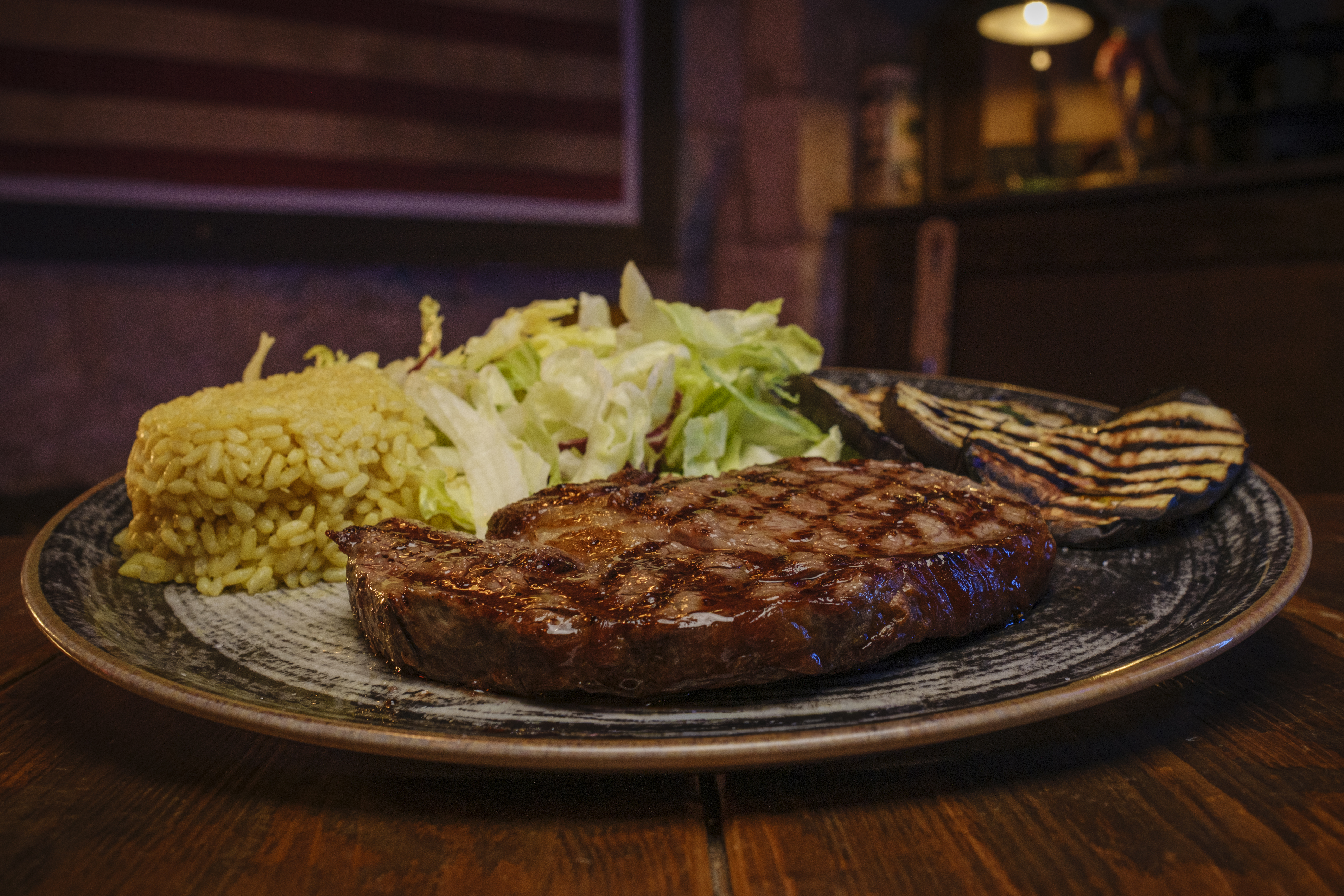 Asado de manzo — Carne alla brace Road 66